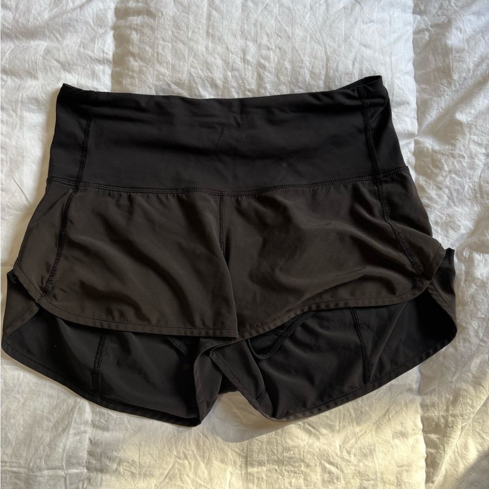Black Women's LULULEMON Athletic Shorts
